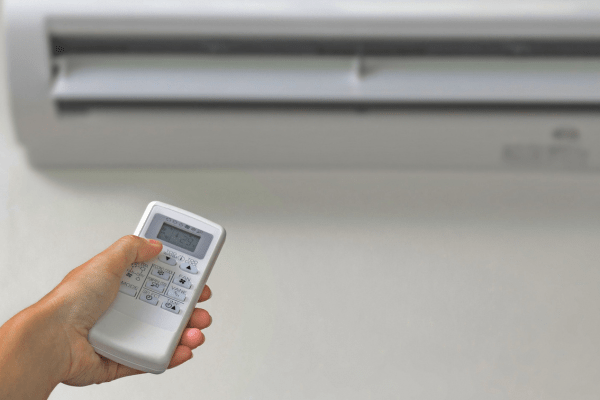Split system air conditioning