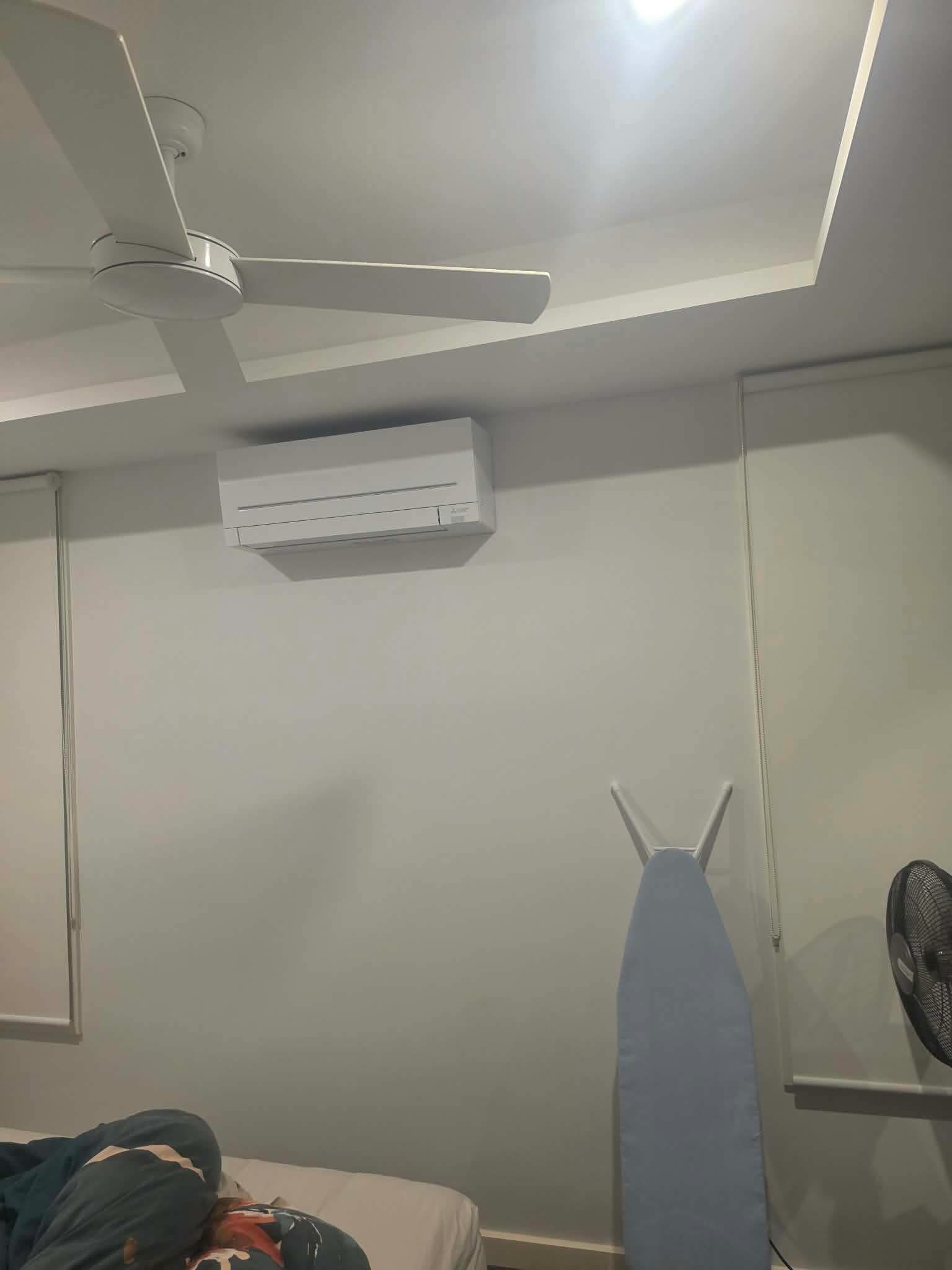 5x AP series Mitsubishi Electrics supplied and installed. Top tier ac and considering the difficult access the job went together&hellip;