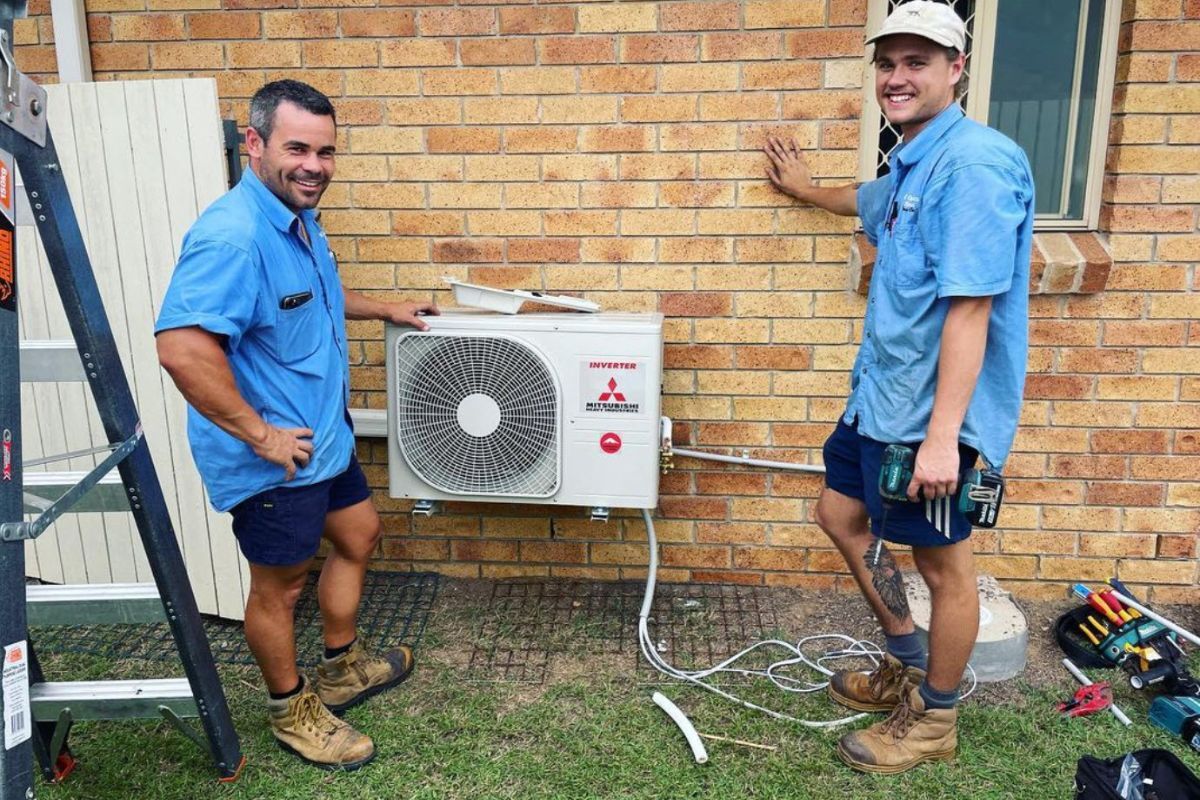 Mitsubishi heavy industries air condition installation in Brisbane