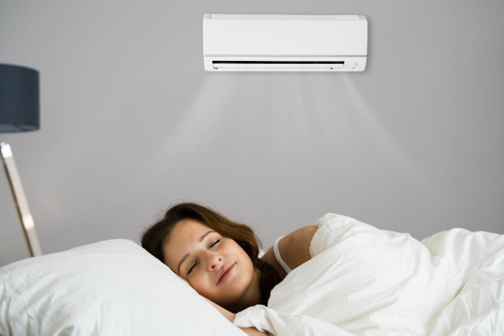 air conditioning temperature in winter