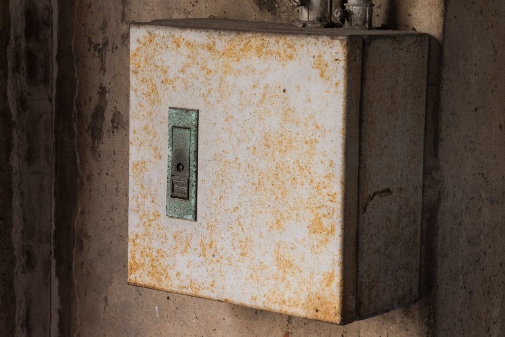old electrical switchboard needs upgrade